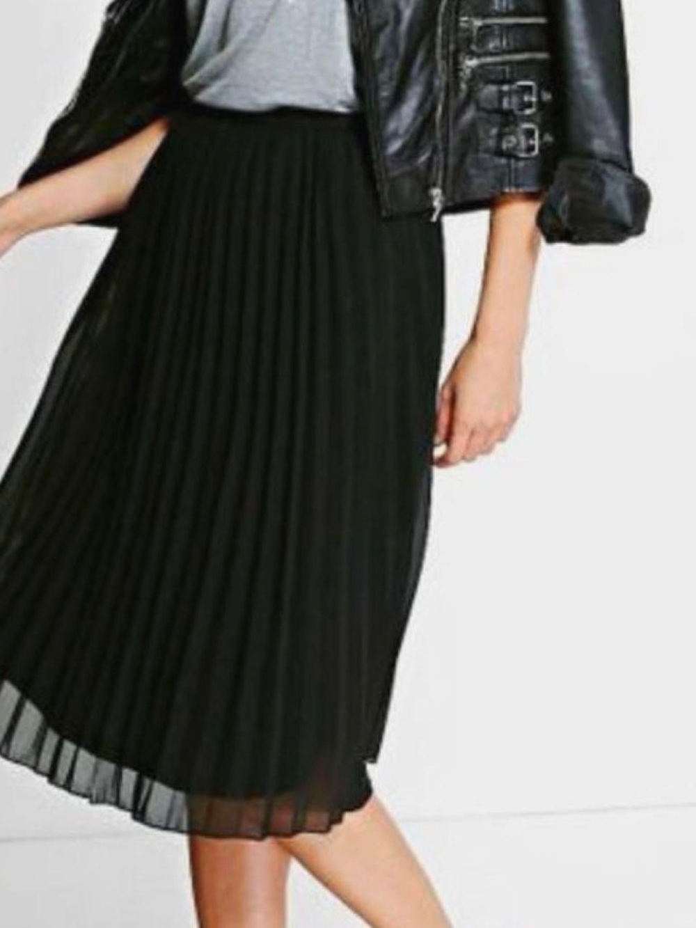French Connection-Black Twirl Skirt